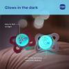 image:imageMAM Original Baby Pacifiers 06 Months Binky for Newborn Babies BPAFree Skin Soft Silicone Nipple Glows in The Dark Developed with Medical Experts 2 Count Made in EuropeBlue TealBlue SkyPeppermint GreenCotton