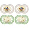 image:imageMAM Original Baby Pacifiers 06 Months Binky for Newborn Babies BPAFree Skin Soft Silicone Nipple Glows in The Dark Developed with Medical Experts 3 Count Made in EuropePeppermint GreenCotton