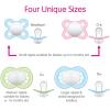 image:imageMAM Original Baby Pacifiers 16 Months Binky for Newborn Babies BPAFree Skin Soft Silicone Nipple Glows in The Dark Developed with Medical Experts 4 Count Made in EuropeShell  Iris  Cotton