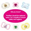 image:imageMAM Original Baby Pacifiers 16 Months Binky for Newborn Babies BPAFree Skin Soft Silicone Nipple Glows in The Dark Developed with Medical Experts 4 Count Made in EuropeShell  Iris  Cotton