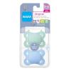 image:imageMAM Original Matte Baby Pacifiers 06 Months Binky for Newborn Babies BPAFree Skin Soft Silicone Nipple Easy to Clean Developed with Medical Experts 2 Count With Sterilizer Case Made in EuropeBlue TealCotton