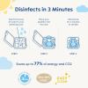 image:imageMAM Original Matte Baby Pacifiers 06 Months Binky for Newborn Babies BPAFree Skin Soft Silicone Nipple Easy to Clean Developed with Medical Experts 2 Count With Sterilizer Case Made in EuropeBlue TealCotton