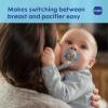 image:imageMAM Original Matte Baby Pacifiers 06 Months Binky for Newborn Babies BPAFree Skin Soft Silicone Nipple Easy to Clean Developed with Medical Experts 2 Count With Sterilizer Case Made in EuropeBlushPurple IrisLinen