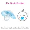 image:imageMAM Original Matte Baby Pacifiers 16 Months Binky for Newborn Babies BPAFree Skin Soft Silicone Nipple Easy to Clean Developed with Medical Experts 4 Count With Sterilizer Case Made in EuropeBoys