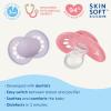 image:imageMAM Original Matte Baby Pacifiers 16 Months Binky for Newborn Babies BPAFree Skin Soft Silicone Nipple Easy to Clean Developed with Medical Experts 4 Count With Sterilizer Case Made in EuropeIris  Rose Pink
