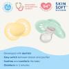 image:imageMAM Original Matte Baby Pacifiers 616 Months Binky for Newborn Babies BPAFree Skin Soft Silicone Nipple Easy to Clean Developed with Medical Experts 2 Count With Sterilizer Case Made in EuropeLinen