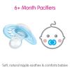 image:imageMAM Original Matte Baby Pacifiers 616 Months Binky for Newborn Babies BPAFree Skin Soft Silicone Nipple Easy to Clean Developed with Medical Experts 2 Count With Sterilizer Case Made in EuropePale Mint  Linen
