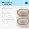 image:imageMAM Original Matte Baby Pacifiers 616 Months Binky for Newborn Babies BPAFree Skin Soft Silicone Nipple Easy to Clean Developed with Medical Experts 2 Count With Sterilizer Case Made in EuropeRose PinkPurple IrisButter YellowPale Mint