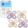 image:imageMAM Original Start Baby Pacifiers 03 Months BPAFree Skin Soft Silicone Nipple Glows in The Dark Developed with Medical Experts Specially for Smaller Newborn Mouths 2 Pk with Sterilizer CasePurple IrisLinen