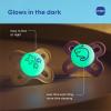 image:imageMAM Original Start Baby Pacifiers 03 Months BPAFree Skin Soft Silicone Nipple Glows in The Dark Developed with Medical Experts Specially for Smaller Newborn Mouths 2 Pk with Sterilizer CaseGreenteaLinen