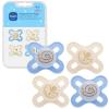 image:imageMAM Original Start Baby Pacifiers 03 Months BPAFree Skin Soft Silicone Nipple Glows in The Dark Developed with Medical Experts Specially for Smaller Newborn Mouths 2 Pk with Sterilizer CasePowder BlueLinen