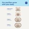 image:imageMAM Original Start Matte Baby Pacifiers 03 Months BPAFree Skin Soft Silicone Nipple Developed with Medical Experts Specially for Smaller Newborn Mouths Easy to Clean 2 Pk with Sterilizer CaseBlue TealCotton