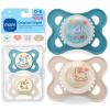 image:imageMAM Original Baby Pacifiers 06 Months Binky for Newborn Babies BPAFree Skin Soft Silicone Nipple Glows in The Dark Developed with Medical Experts 2 Count Made in EuropeBlue TealCotton