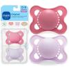 image:imageMAM Original Matte Baby Pacifiers 06 Months Binky for Newborn Babies BPAFree Skin Soft Silicone Nipple Easy to Clean Developed with Medical Experts 2 Count With Sterilizer Case Made in EuropeRose PinkPurple Iris