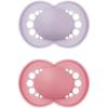 image:imageMAM Original Matte Baby Pacifiers 16 Months Binky for Newborn Babies BPAFree Skin Soft Silicone Nipple Easy to Clean Developed with Medical Experts 4 Count With Sterilizer Case Made in EuropeIris  Rose Pink