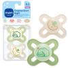 image:imageMAM Original Start Baby Pacifiers 03 Months BPAFree Skin Soft Silicone Nipple Glows in The Dark Developed with Medical Experts Specially for Smaller Newborn Mouths 2 Pk with Sterilizer CaseGreenteaLinen