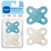 image:imageMAM Original Start Baby Pacifiers 03 Months BPAFree Skin Soft Silicone Nipple Glows in The Dark Developed with Medical Experts Specially for Smaller Newborn Mouths 4 Pk Made in EuropeTeal  Cotton
