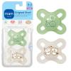 image:imageMAM Original Start Matte Baby Pacifiers 03 Months BPAFree Skin Soft Silicone Nipple Developed with Medical Experts Specially for Smaller Newborn Mouths Easy to Clean 2 Pk with Sterilizer CasePeppermint GreenCotton