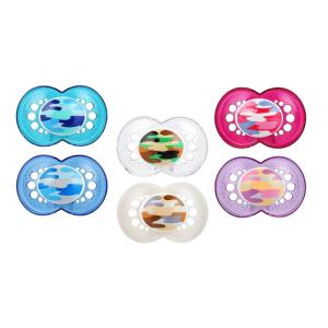 image:imageMAM Original Baby Pacifiers 16 Months Binky for Newborn Babies BPAFree Skin Soft Silicone Nipple Glows in The Dark Developed with Medical Experts 4 Count Made in EuropeAssorted Colors