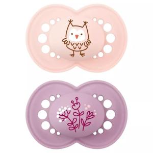 image:imageMAM Original Matte Baby Pacifiers 16 Months Binky for Newborn Babies BPAFree Skin Soft Silicone Nipple Easy to Clean Developed with Medical Experts 4 Count With Sterilizer Case Made in EuropeGirls
