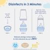image:imageMAM Grow with Baby AntiColic Bottle Set  4 Easy Start Bottles 5oz amp 9oz with Trainer Handles amp Spout Comfort Newborn Pacifier Extra Bottle Bodies amp Nipples SelfSterilizing Baby Feeding SystemFairy Dust