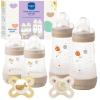 image:imageMAM Easy Start AntiColic Baby Bottle Starter Set  4 Self Sterilizing Bottles 5oz amp 9oz  2 Newborn Pacifiers Breastfed Baby Feeding Gift SetUnisex