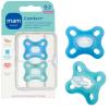 image:imageMAM Comfort Baby Pacifier 03 Months Specially for Smaller Newborn Mouths Lightweight OnePiece BPAFree SiliconeEasy to Clean Best for Breastfed Babies 4 Pk Made in EuropeIce waterSapphire