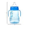 image:imageMAM Trainer Sippy Cup for Toddlers 13 8 oz Transition Drinking Cup with ExtraSoft Spout SpillFree Nipple and NonSlip Handles for Boys 4 Months 1 CountBlue