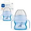 image:imageMAM Starter Cup 1 Count Sippy Cup Drinking Cup With ExtraSoft SpillFree Spout and NonSlip Handles For Boys 4 Months Five Ounces Blue5 Ounces Pack of 1