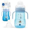 image:imageMAM Trainer Sippy Cup for Toddlers 13 8 oz Transition Drinking Cup with ExtraSoft Spout SpillFree Nipple and NonSlip Handles for Boys 4 Months 1 CountBlue