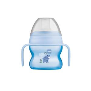 image:imageMAM Starter Cup 1 Count Sippy Cup Drinking Cup With ExtraSoft SpillFree Spout and NonSlip Handles For Boys 4 Months Five Ounces Blue5 Ounces Pack of 6