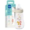 image:imageMAM 6oz Premium Glass Baby Bottle Newborn Wide Neck Slow Flow Breastfeeding Like Silicone Nipple Easy Clean BPA Free 0 Months Easy Switch Between Breast and Bottle 1 Pack UnisexCotton