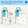 image:imageMAM 6oz Premium Glass Baby Bottle Newborn Wide Neck Slow Flow Breastfeeding Like Silicone Nipple Easy Clean BPA Free 0 Months Easy Switch Between Breast and Bottle 1 Pack UnisexCotton