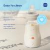 image:imageMAM 6oz Premium Glass Baby Bottle Newborn Wide Neck Slow Flow Breastfeeding Like Silicone Nipple Easy Clean BPA Free 0 Months Easy Switch Between Breast and Bottle 1 Pack UnisexCotton