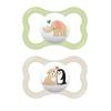 image:imageMAM Air Pacifier for Babies 16 Months Extra Air Flow for Sensitive Skin Developed with Medical Experts BPAFree Skin Soft Silicone 4 Count Made in EuropePeppermint GreenCottonShell