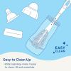 image:imageMAM Easy Active Baby Bottle 2 Pack 11oz BPA Free Fast Flow Silicone Nipple AntiSlip Grip LeakProof 4 Months Blue TealFairy Dust