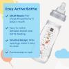 image:imageMAM Easy Active Baby Bottle 2 Pack 11oz BPA Free Fast Flow Silicone Nipple AntiSlip Grip LeakProof 4 Months Blue TealFairy Dust