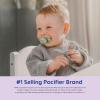 image:imageMAM Perfect Baby Pacifier 06 Months Extra Thin Nipple Developed with Orthodontists Clinically Proven Glows in The Dark BPAFree Silicone Pack of 2 Made in EuropeBlue  Beige