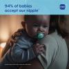 image:imageMAM Perfect Baby Pacifier 16 Months Extra Thin Nipple Developed with Orthodontists Clinically Proven Glows in The Dark BPAFree Silicone Pack of 2 Made in EuropeFairy DustButter Yellow