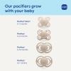 image:imageMAM Perfect Baby Pacifier 16 Months Extra Thin Nipple Developed with Orthodontists Clinically Proven Glows in The Dark BPAFree Silicone Pack of 2 Made in EuropeFairy DustButter Yellow