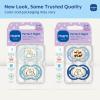 image:imageMAM Perfect Baby Pacifier 616 Months Extra Thin Nipple Developed with Orthodontists Clinically Proven Glows in The Dark BPAFree Silicone Pack of 2 Made in EuropeBlue TealBlue Sky