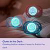 image:imageMAM Perfect Baby Pacifier 616 Months Extra Thin Nipple Developed with Orthodontists Clinically Proven Glows in The Dark BPAFree Silicone Pack of 2 Made in EuropeButter YellowShell