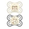 image:imageMAM Perfect Baby Pacifier 06 Months Extra Thin Nipple Developed with Orthodontists Clinically Proven Glows in The Dark BPAFree Silicone Pack of 2 Made in EuropeShellButter Yellow
