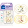 image:imageMAM Perfect Baby Pacifier 616 Months Extra Thin Nipple Developed with Orthodontists Clinically Proven Glows in The Dark BPAFree Silicone Pack of 2 Made in EuropeButter YellowShell