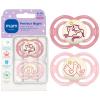 image:imageMAM Perfect Baby Pacifier 616 Months Extra Thin Nipple Developed with Orthodontists Clinically Proven Glows in The Dark BPAFree Silicone Pack of 2 Made in EuropeRose PinkFairy Dust