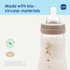 image:imageMAM 11oz Easy Start AntiColic Wide Neck Baby Bottle Fast Flow BreastfeedingLike Nipple Reduces Colic Gas amp Reflux Easy to Clean BPA Free 4 Months Made in Europe 2 PackCotton