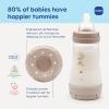 image:imageMAM 5oz Easy Start AntiColic Wide Neck Vented Baby Bottle Slow Flow BreastfeedingLike NippleReduces Colic Gas amp Reflux Easy Clean BPA Free0 Months Made in EuropeBonus Medium Flow NipplePurple Iris  Pink Fairy Dust