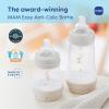 image:imageMAM 9oz Easy Start AntiColic Wide Neck Baby Bottle Medium Flow BreastfeedingLike Nipple Reduces Colic Gas amp Reflux Easy to Clean BPA Free 2 Months Bonus Fast Flow Nipple 4 PackPink