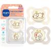 image:imageMAM Supreme Baby Pacifier Newborns 06 Months Developed with Orthodontists Extra Air Flow for Sensitive Skin Glows in The Dark BPAFree Silicone Sterilizer Case Pack of 2 Made in EuropeShellCotton