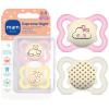 image:imageMAM Supreme Baby Pacifier Newborns 06 Months Developed with Orthodontists Extra Air Flow for Sensitive Skin Glows in The Dark BPAFree Silicone Sterilizer Case Pack of 2 Made in EuropePink